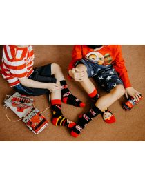 Veselé ponožky Hasič - Detské