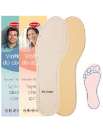 Vkladacie vložky do topánok kožené