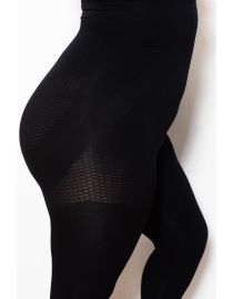Tvarujúce capri push-up šortky s vysokým pásom proti celulitíde - "XL" veľkosti