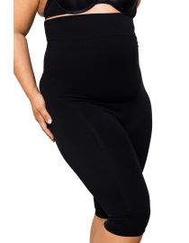 Tvarujúce push-up capri šortky s vysokým pásom - "XL" veľkosti