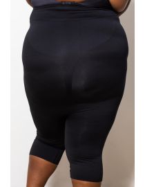 Tvarujúce push-up capri šortky s vysokým pásom - "XL" veľkosti