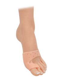 Bandáž hallux valgus s chráničom - telový - 2 ks