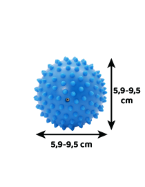 Masážna nafukovacia loptička 5,9-9,5 cm