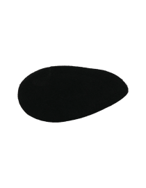 Podpora priečnej klenby gel - čierna 1 pár