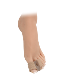 Korektor hallux valgus s návlekom na prst a palec -  textilný 2ks