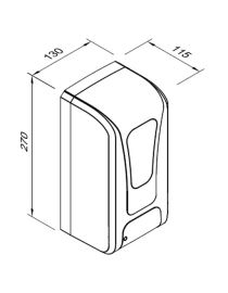 Automatický bezdotykový dávkovač penového mydla MED