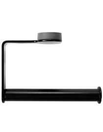 Čierny držiak na toaletný papier