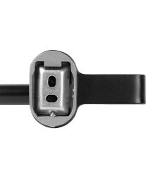 Čierny držiak na toaletný papier