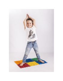 Masážna ortopedická podložka Puzzle "Mix" 6 prvkov