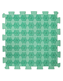 Masážna podložka Puzzle Mix Pastel 6 prvkov