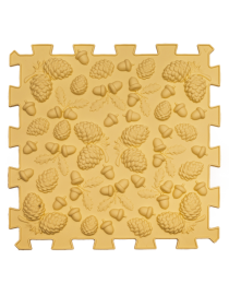 Masážna podložka Puzzle Mix Pastel 6 prvkov