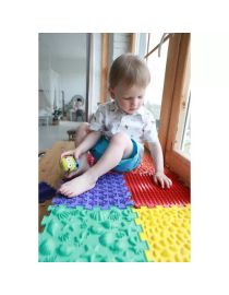 Senzomotorický masážny koberec Puzzle "Mega Mix" 16 prvkov