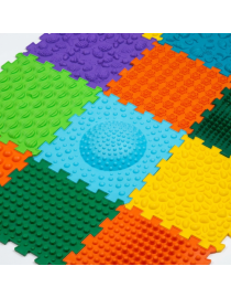 Masážna podložka Ortek Mega Mix Puzzle, 12 dielov