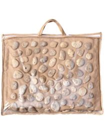 Masážna podložka s prírodnými kamienkami Ortek SOFT 74x44cm