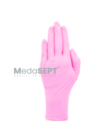 Rukavice  medaSEPT® nitrile prefer pink, ružové rukavice