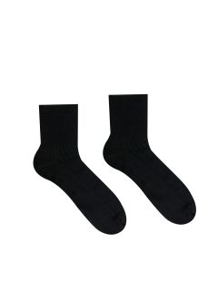 Zdravotné ponožky - čierne členkové