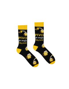 Veselé ponožky "Pivo je moje palivo"