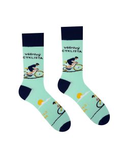 Veselé ponožky "Vášnivý cyklista"