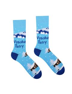 Veselé ponožky Vysoké Tatry - Zima