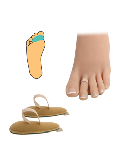 Podpora prstov koža - 1 pár