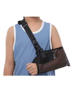 Detský sieťový stabilizačný záves na hornú končatinu