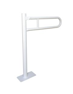 Madlo pre invalidov 700 mm z bielej ocele