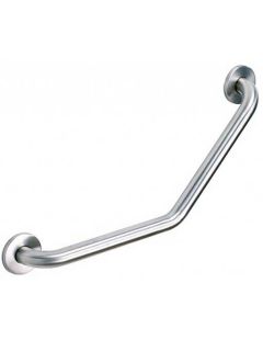 Madlo z leštenej nehrdzavejúcej ocele s uhlom 130° pre osoby so zdravotným postihnutím