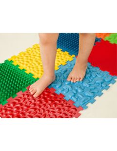 Masážna ortopedická podložka Puzzle "Mix" 10 prvkov