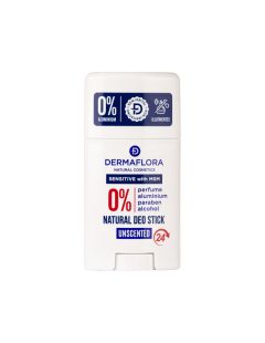 Dermaflora 0% gélový deodorant 50 ml bez vône pre citlivú pokožku