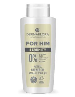 Dermaflora 0% sprchový gél pre mužov 500 ml Serenity