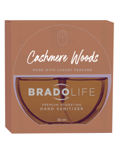 Bradolife Prémiový hydratačný dezinfekčný prostriedok na ruky 30 ml Cashmere Woods