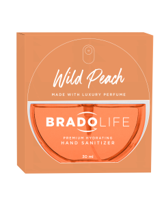 Bradolife Prémiový hydratačný dezinfekčný prostriedok na ruky 30 ml Wild Peach