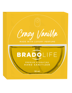 Bradolife Prémiový hydratačný dezinfekčný prostriedok na ruky 30 ml Crazy Vanilla