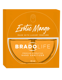 Bradolife Prémiový hydratačný dezinfekčný prostriedok na ruky 30 ml Exotic Mango