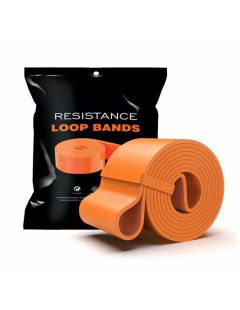 Posilňovacia guma na cvičenie - Oranžová 77-104 kg