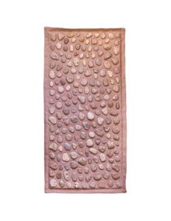 Masážna podložka s prírodnými kamienkami Ortek SOFT 93x44cm