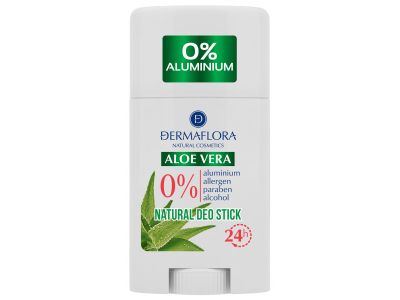 Dermaflora 0% gélový deodorant s aloe vera: jemná ochrana proti zápachu bez hliníka a alkoholu