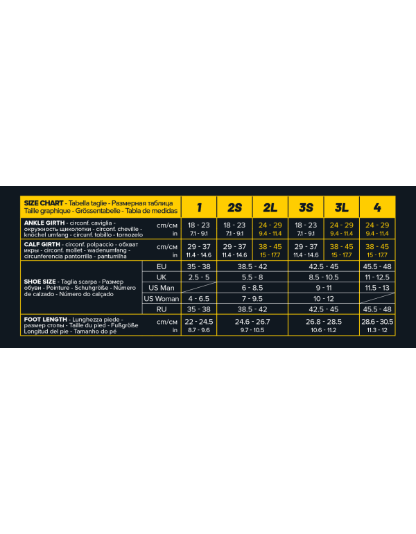 Unisex kompresné športové ponožky 18-22 mmHg