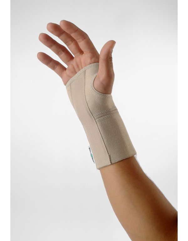 Ortéza na zápästie s hliníkovým držiakom a suchým zipsom - pravá ruka
