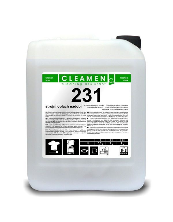 Cleamen 231 strojný oplach riadu 5l