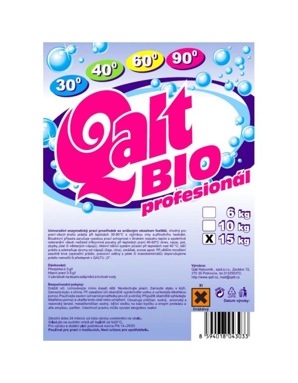 QALT BIO PROFESIONAL 15 kg