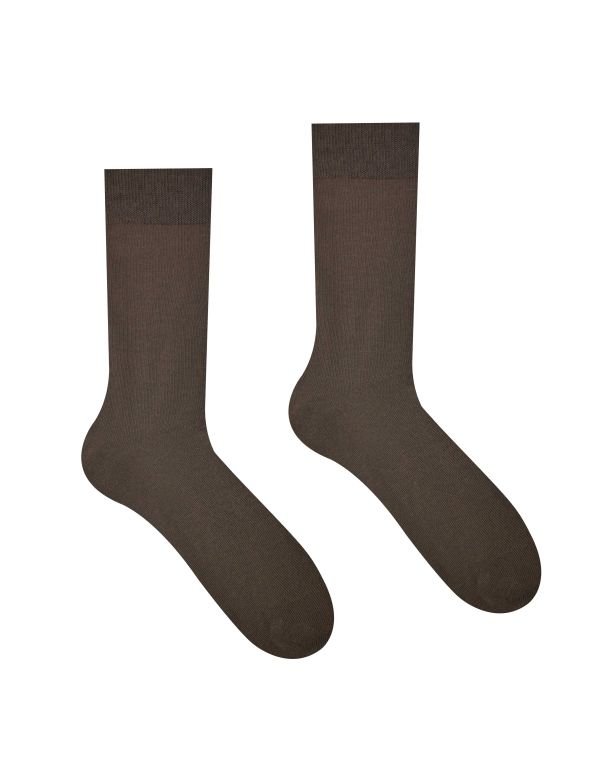 Klasik ponožky hnedé
