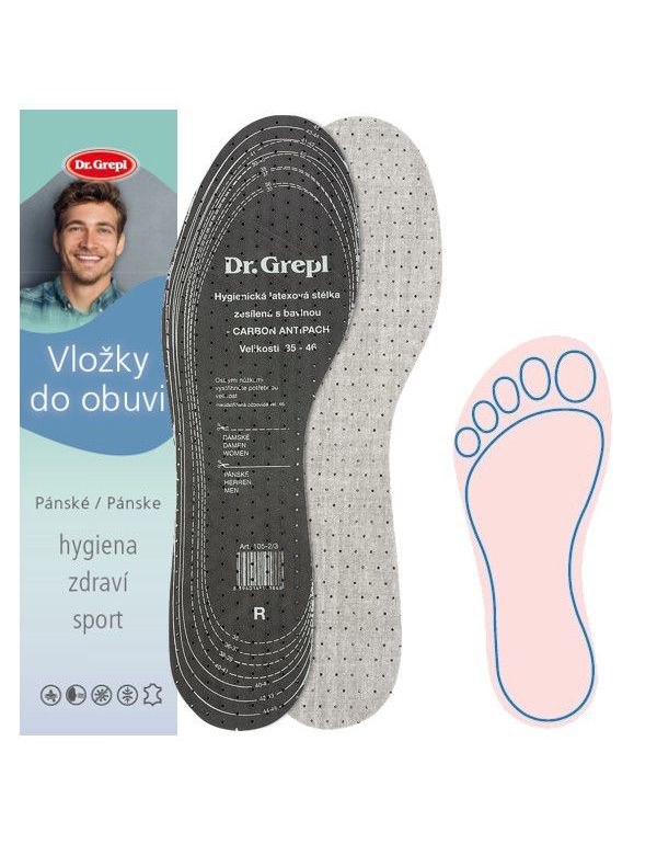 Vložky do topánok Carbon - odstrihávacie