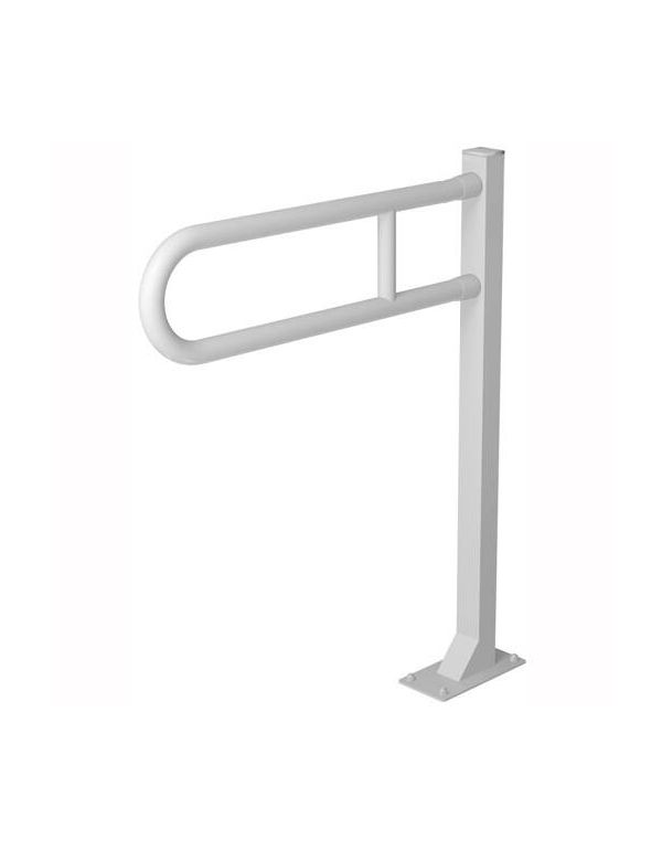 Stojace madlo pre telesne postihnuté osoby ⌀ 32 60 x 70 cm biela oceľ