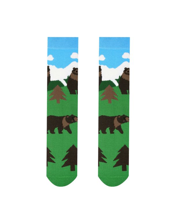 Veselé ponožky Vysoké Tatry - Medveď