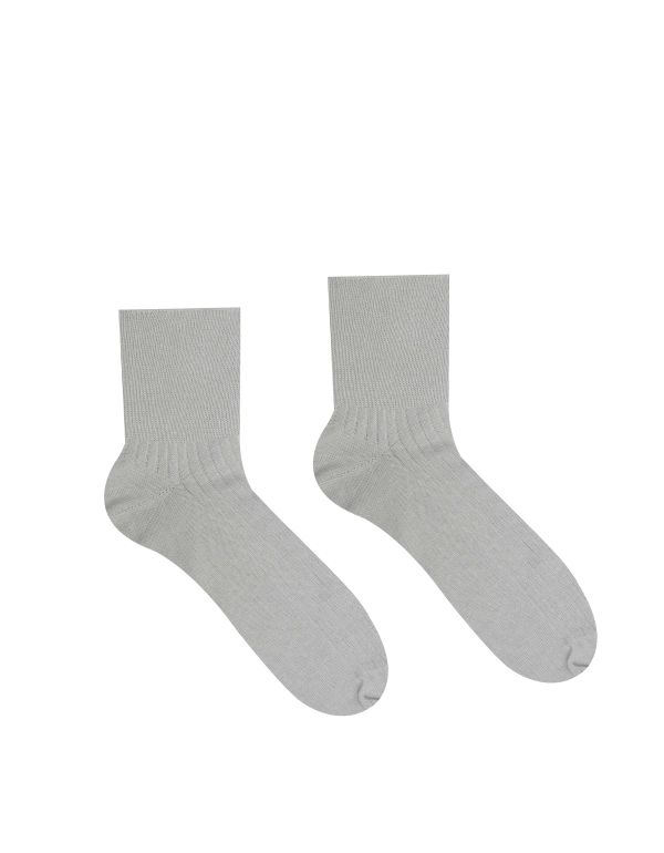 Zdravotné ponožky - svetlosivé členkové