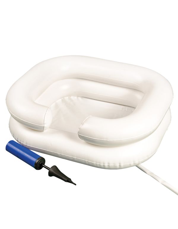 Nafukovacie umývadlo na umývanie vlasov