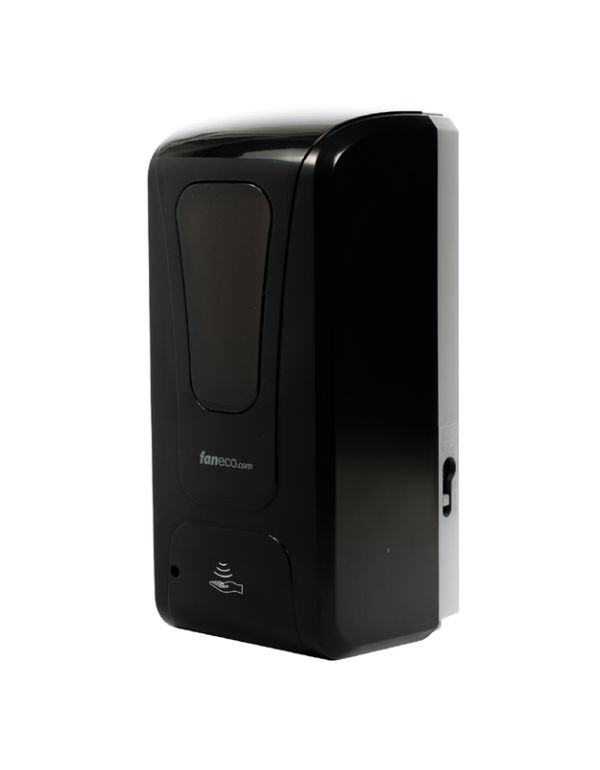 Čierny automatický dávkovač tekutého mydla 1 l MED BLACK