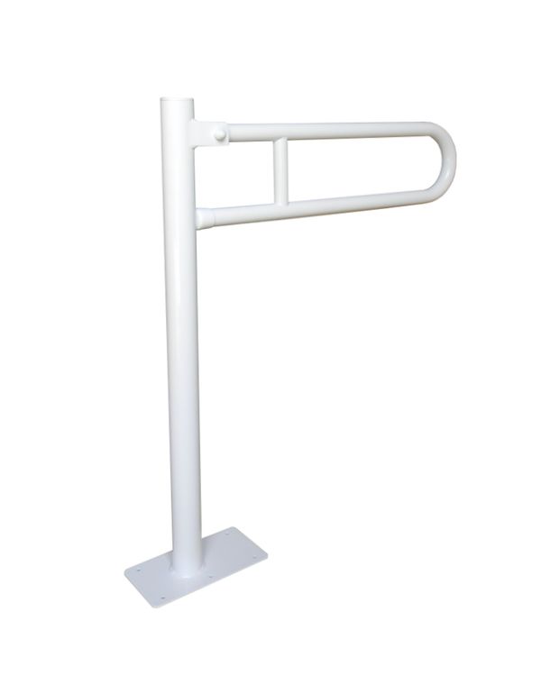 Madlo pre invalidov 700 mm z bielej ocele