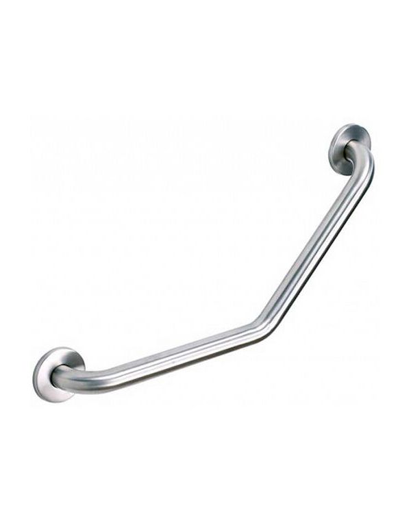 Madlo z leštenej nehrdzavejúcej ocele s uhlom 130° pre osoby so zdravotným postihnutím